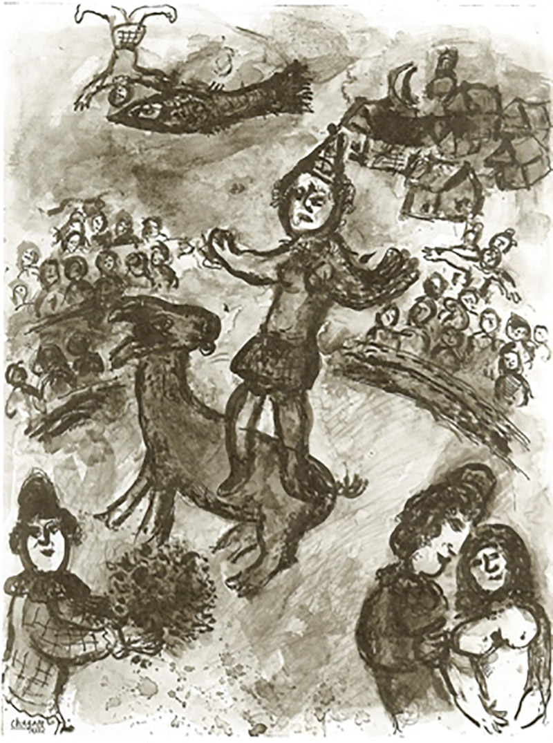 Marc Chagall
Composition au Cirque, 1976/77 