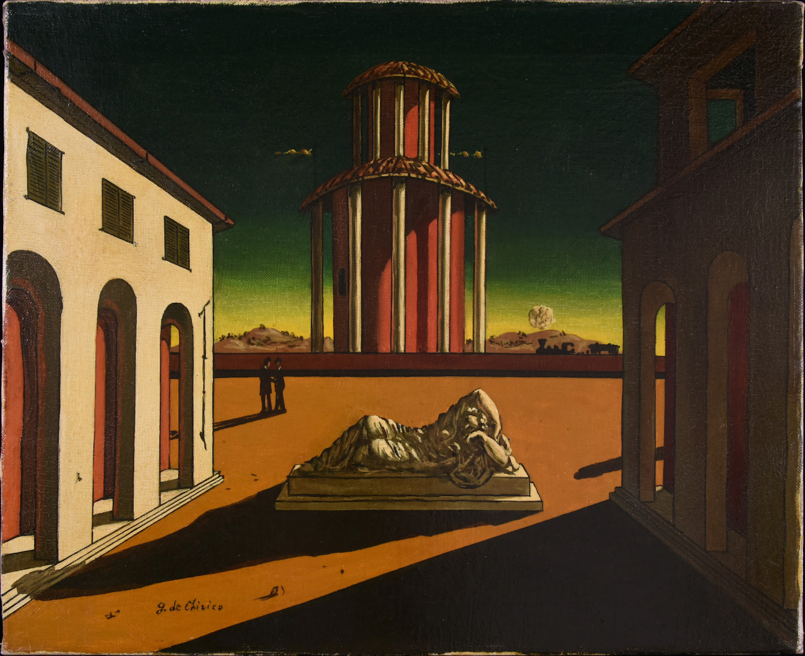 Giorgio de ChiricoPiazza d'italia, 50's